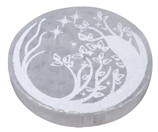 Porte-Encens Sélénite Rêves Féériques 10cm