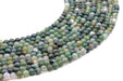 Perles Agate Mousse sur fil