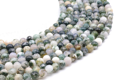 Perles Agate Arbre sur fil