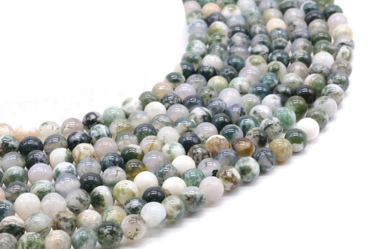 Perles Agate Arbre sur fil