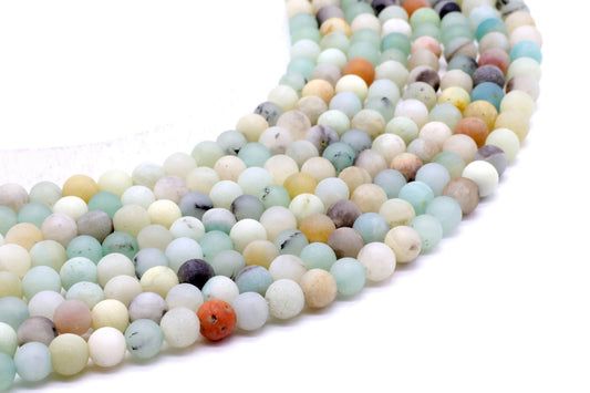 Perles Amazonite sur fil – photo 2