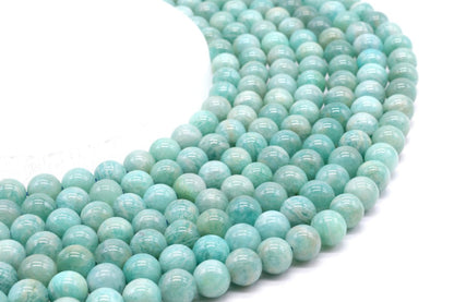 Perles Amazonite 'AA' sur fil