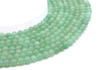 Perles Aventurine Verte sur fil