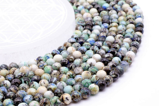 Perles Baryte 'AAA' sur fil