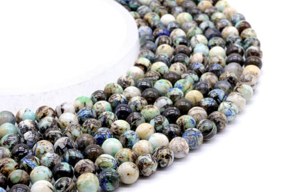Perles Baryte 'AAA' sur fil