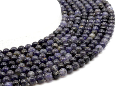 Perles Cordierite sur fil