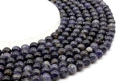 Perles Cordierite sur fil