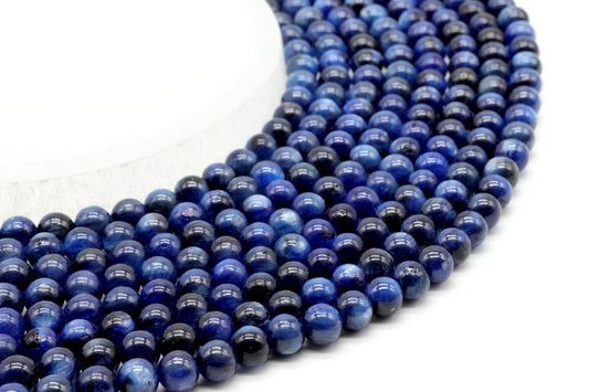 Perles Cyanite sur fil