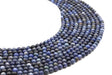 Perles Dumortiérite sur fil