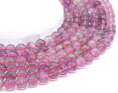 Perles Fluorite Violette sur fil