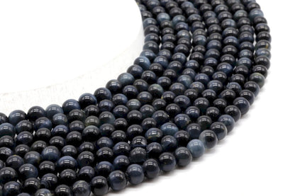 Perles Oeil de Faucon 'AA' sur fil