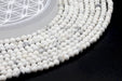 Perles Howlite sur fil
