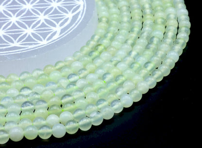 Perles Jade Verte sur fil