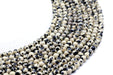 Perles Jaspe Dalmatien sur fil