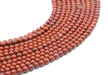 Perles Jaspe Rouge sur fil