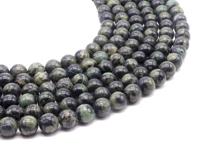 Perles Jaspe Kambaba sur fil