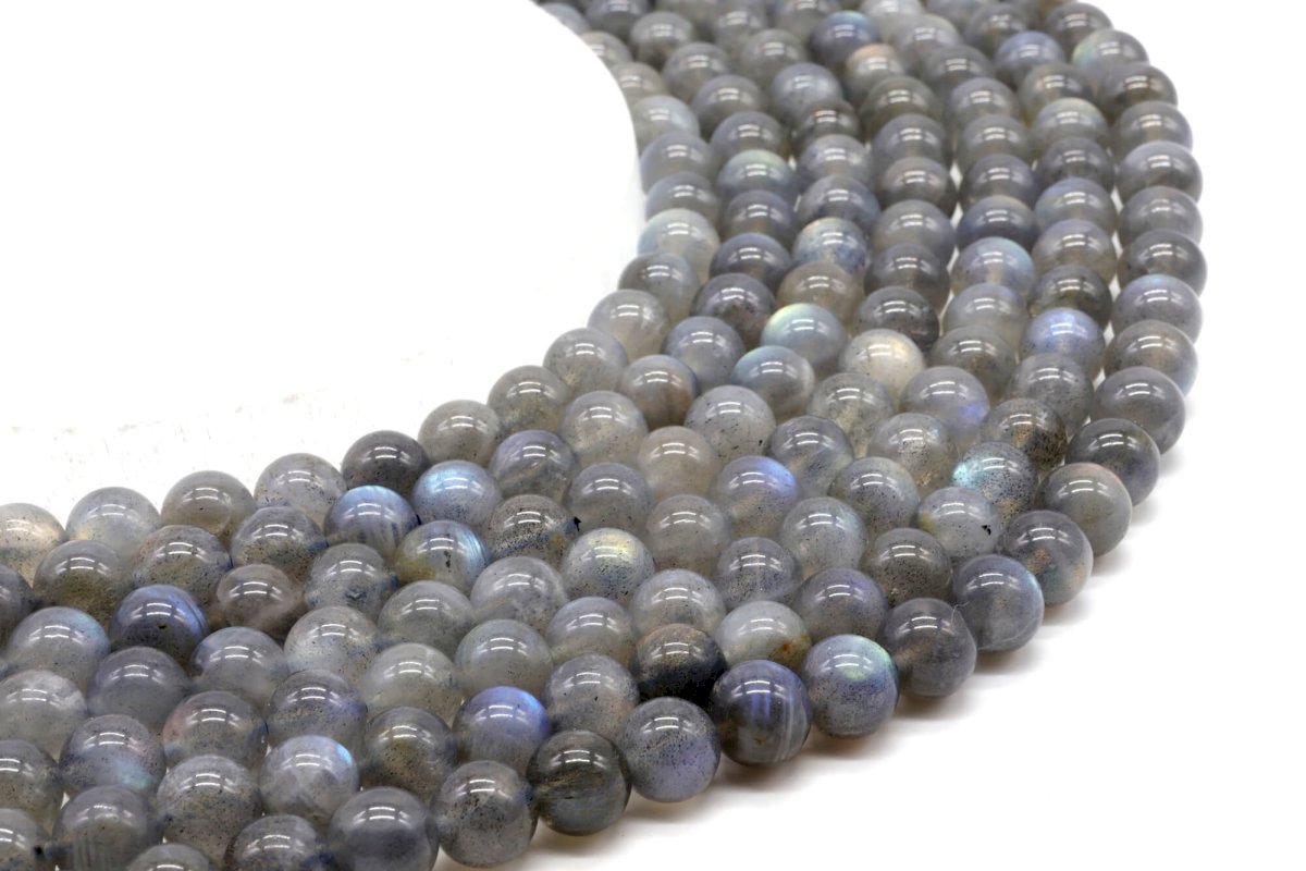 Perles Labradorite 'AA' sur fil