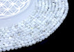Perles Labradorite Blanche sur fil