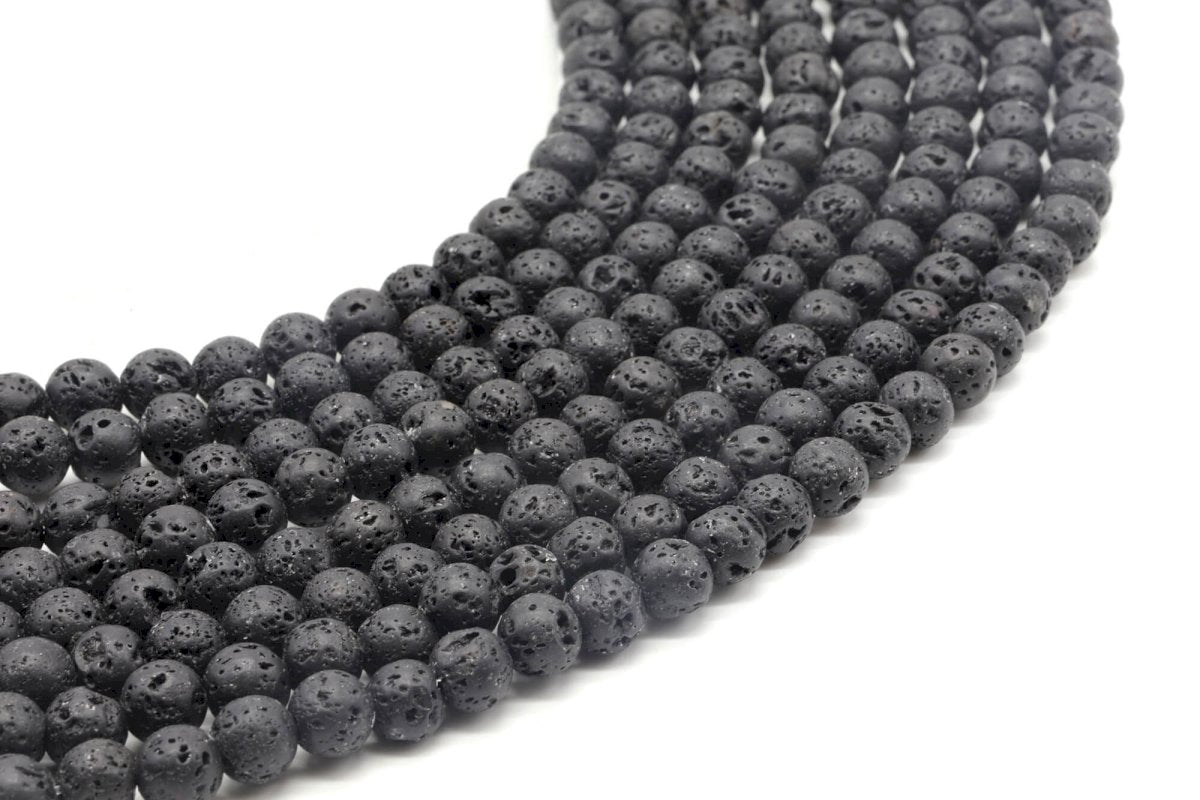 Perles de Lave sur fil
