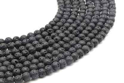 Perles de Lave sur fil