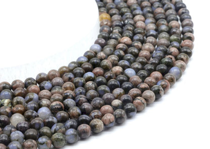 Perles Liberite sur fil