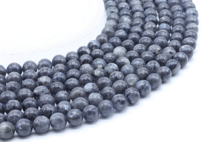 Perles Larvikite sur fil