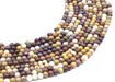 Perles Jaspe Mokaïte sur fil