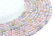 Perles Morganite sur fil