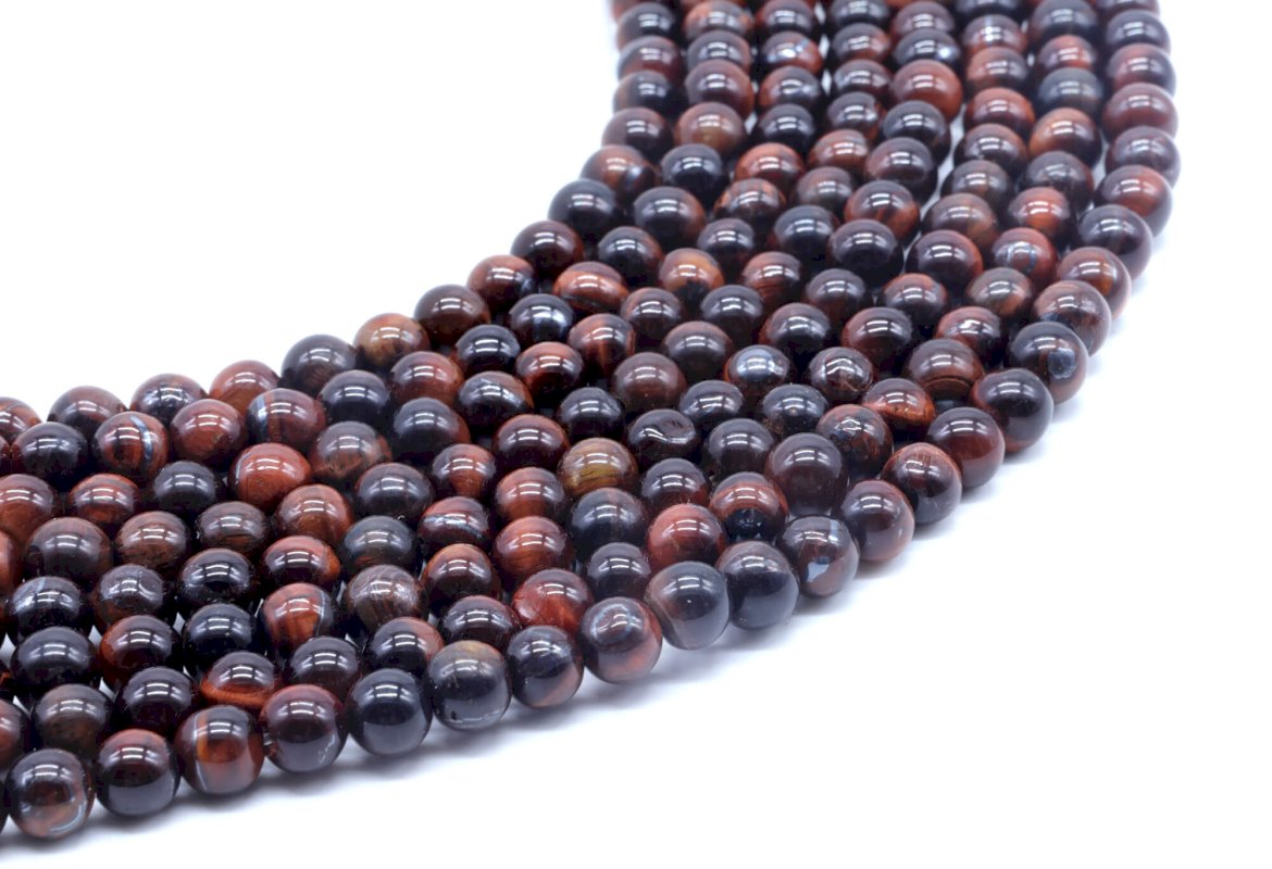 Perles Oeil de Taureau sur fil