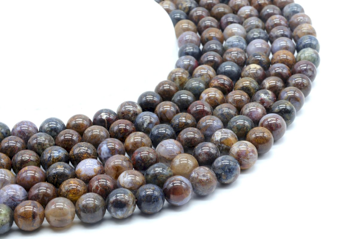 Perles Pietersite sur fil