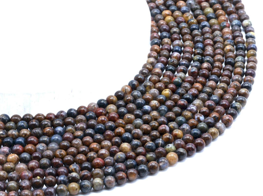 Perles Pietersite sur fil