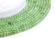 Perles Prehnite sur fil