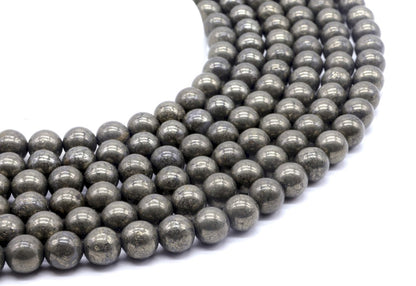 Perles Pyrite sur fil