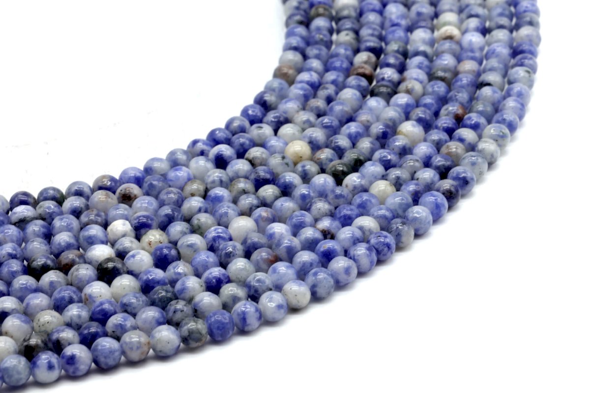 Perles Sodalite sur fil