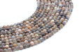 Perles de Soleil Noire 'AA' sur fil