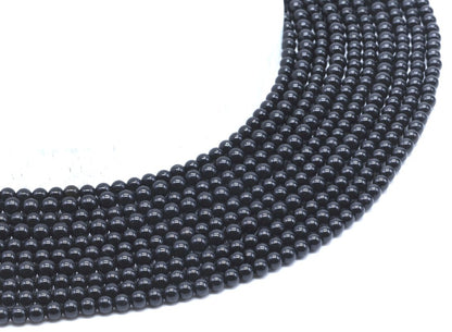 Perles Tourmaline Noire sur fil