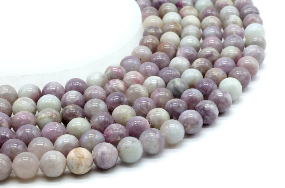 Perles Tourmaline Multicolore sur fil