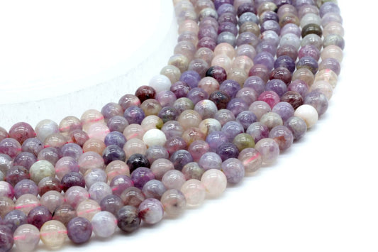 Perles Tourmaline Multicolore sur fil