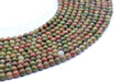 Perles Unakite sur fil