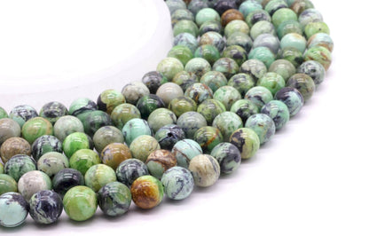 Perles Variscite sur fil