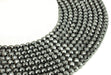 Perles facettées Hématite sur fil