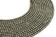 Perles facettées Pyrite sur fil
