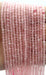 Perles facettées Quartz Rose sur fil