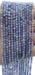 Perles facettées Tanzanite 3mm sur fil 38cm