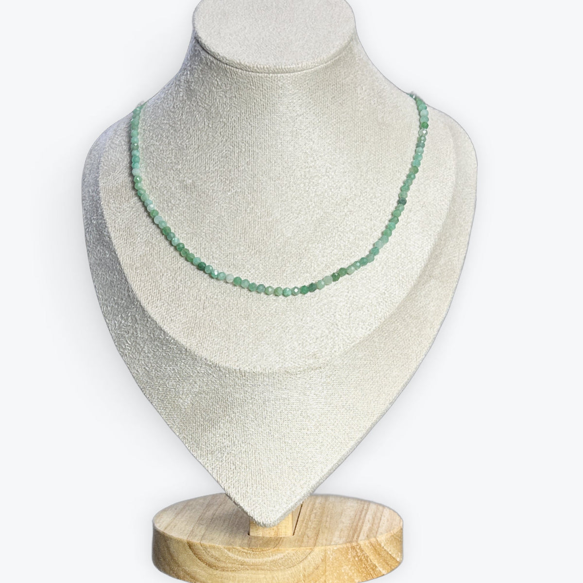 Collier Emeraude Facetté – photo 3