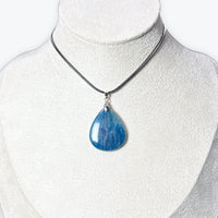 Pendentif | Apatite Bleue de Madagascar | Qualite Extra