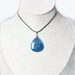 Pendentif | Apatite Bleue de Madagascar | Qualite Extra
