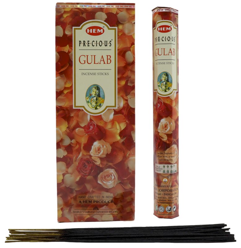 Encens HEM Precious Gulab 6x20g
