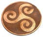 Pin's de poche Triskell Cuivre 4cm