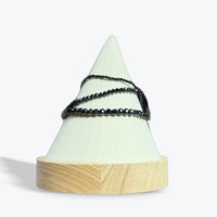 Bracelet Onyx facetté - 3